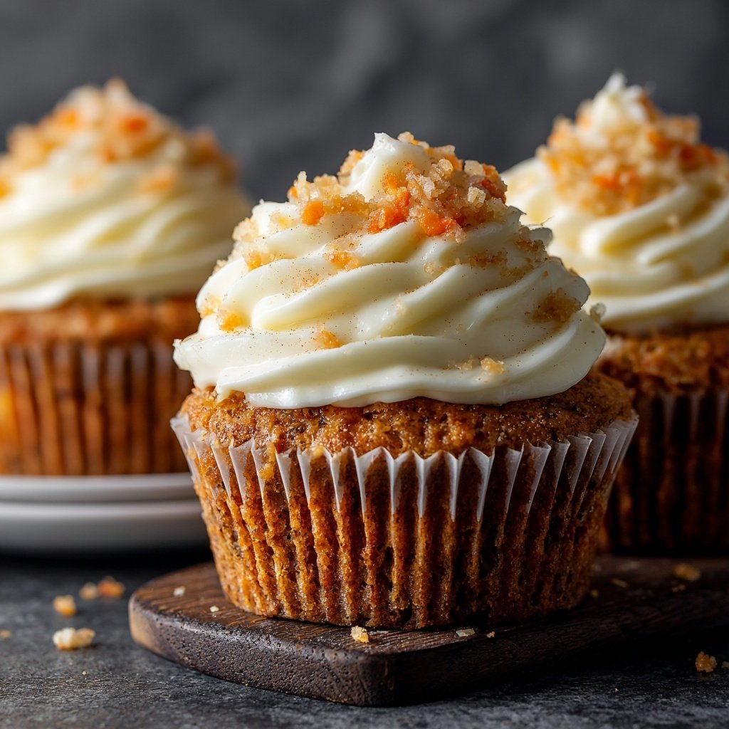 Karotten-Cupcakes mit Frosting