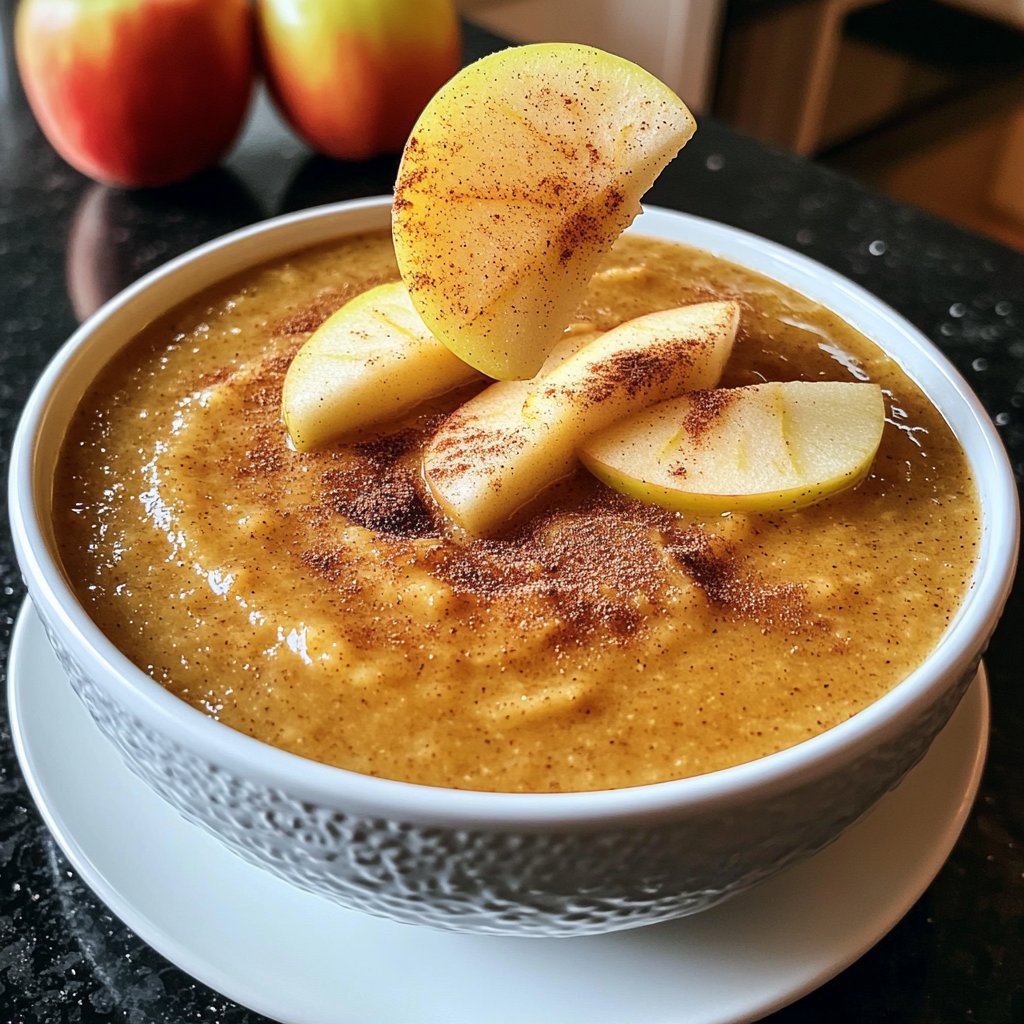 Kürbissuppe mit Apfel