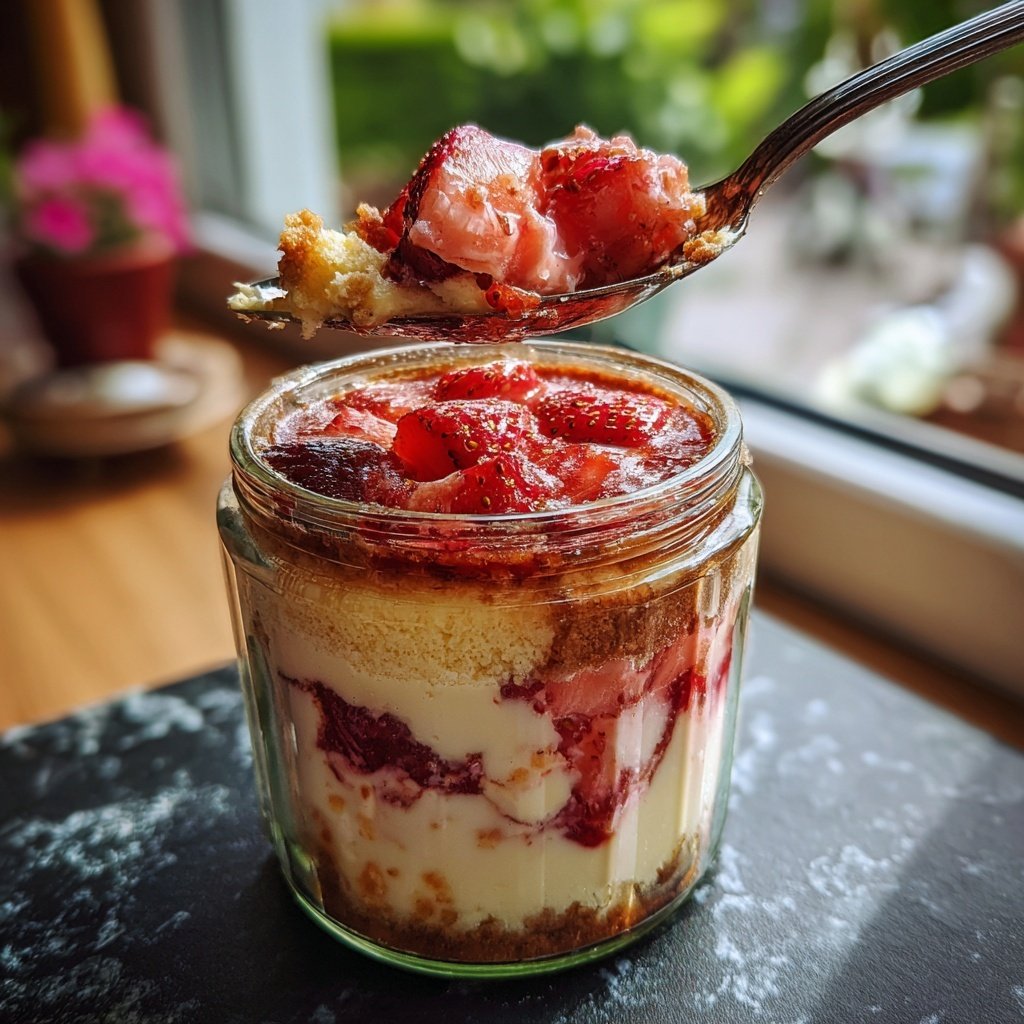 Erdbeer Käsekuchen Im Glas