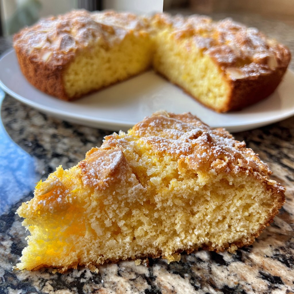 Zitronenkuchen mit Mandelmehl