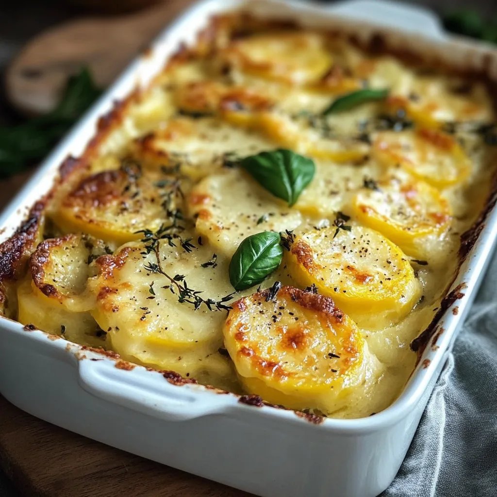 Kartoffel-Zucchini-Gratin nach Johann Lafer