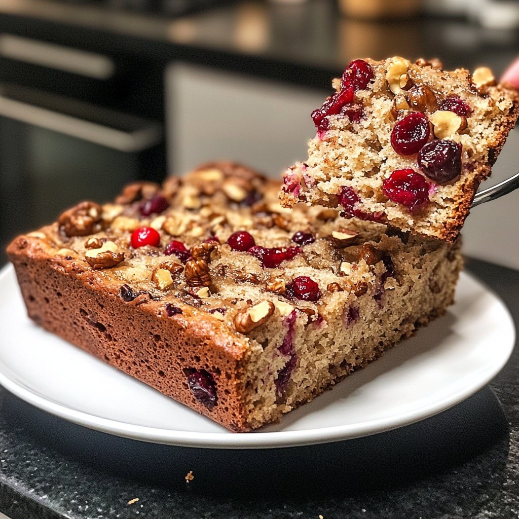 Einfaches Cranberry-Bananen-Nussbrot