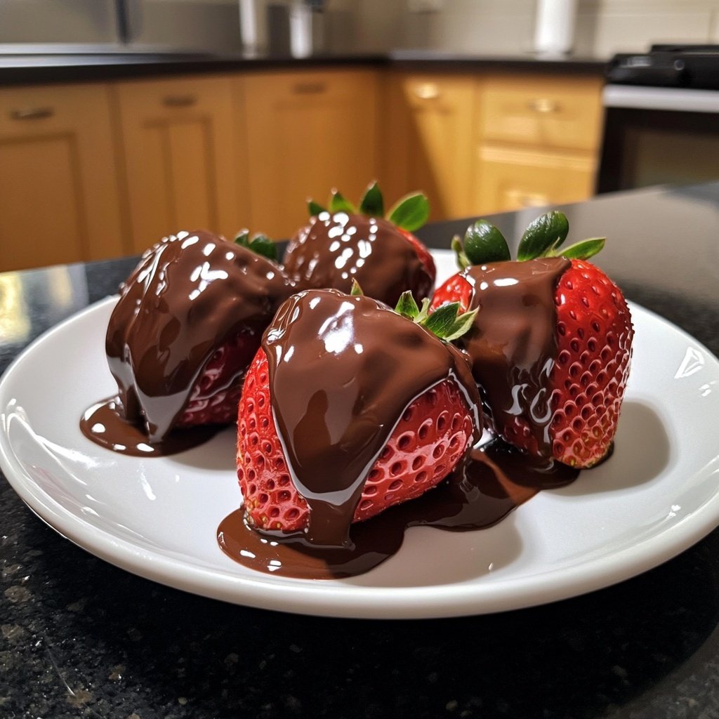 Schoko Erdbeeren selber machen