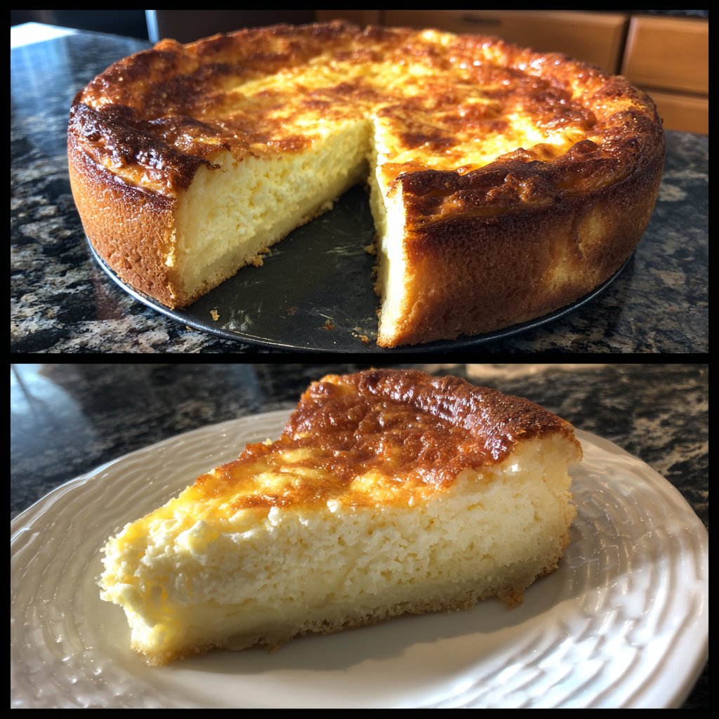 Klassischer Käsekuchen mit Zitronennote