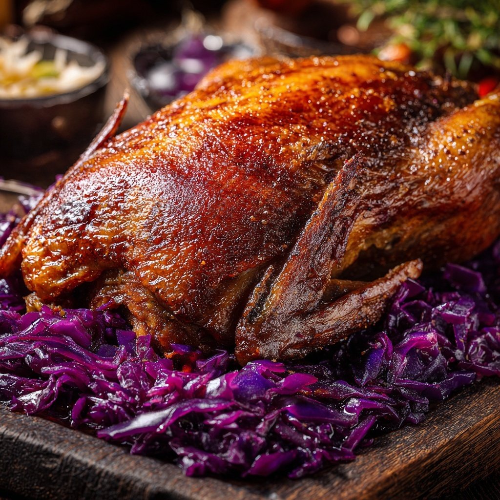Saisonal & Festlich Weihnachtsgans mit Rotkohl