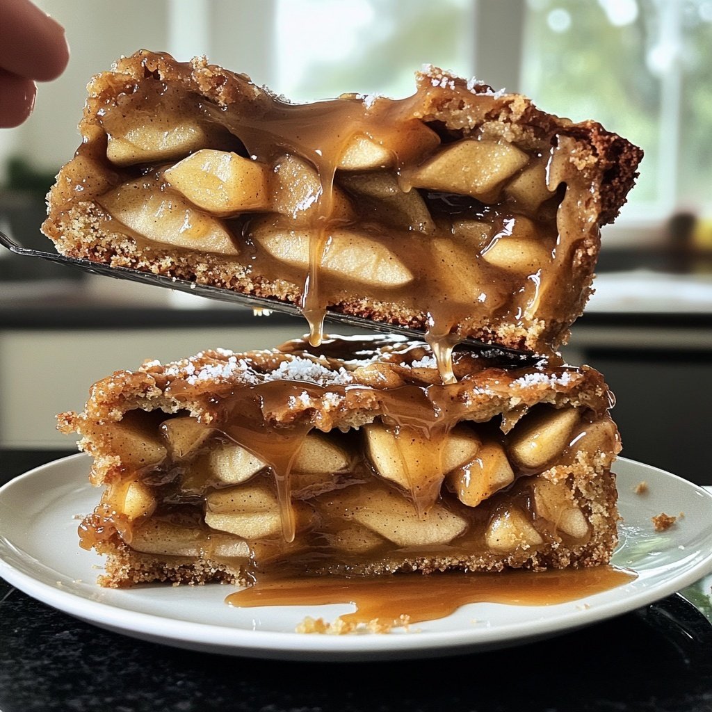 Apfeltorte mit Salzkaramell
