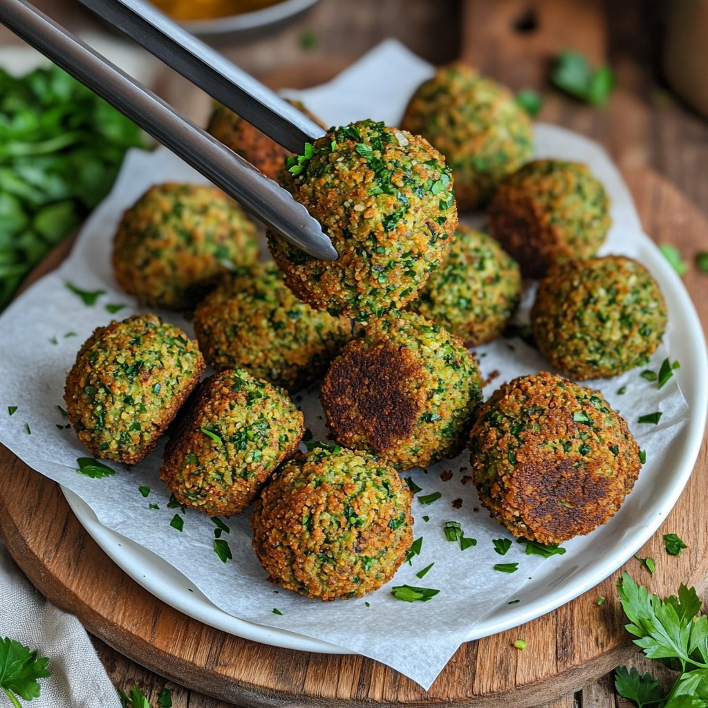 Falafel mit Petersilie