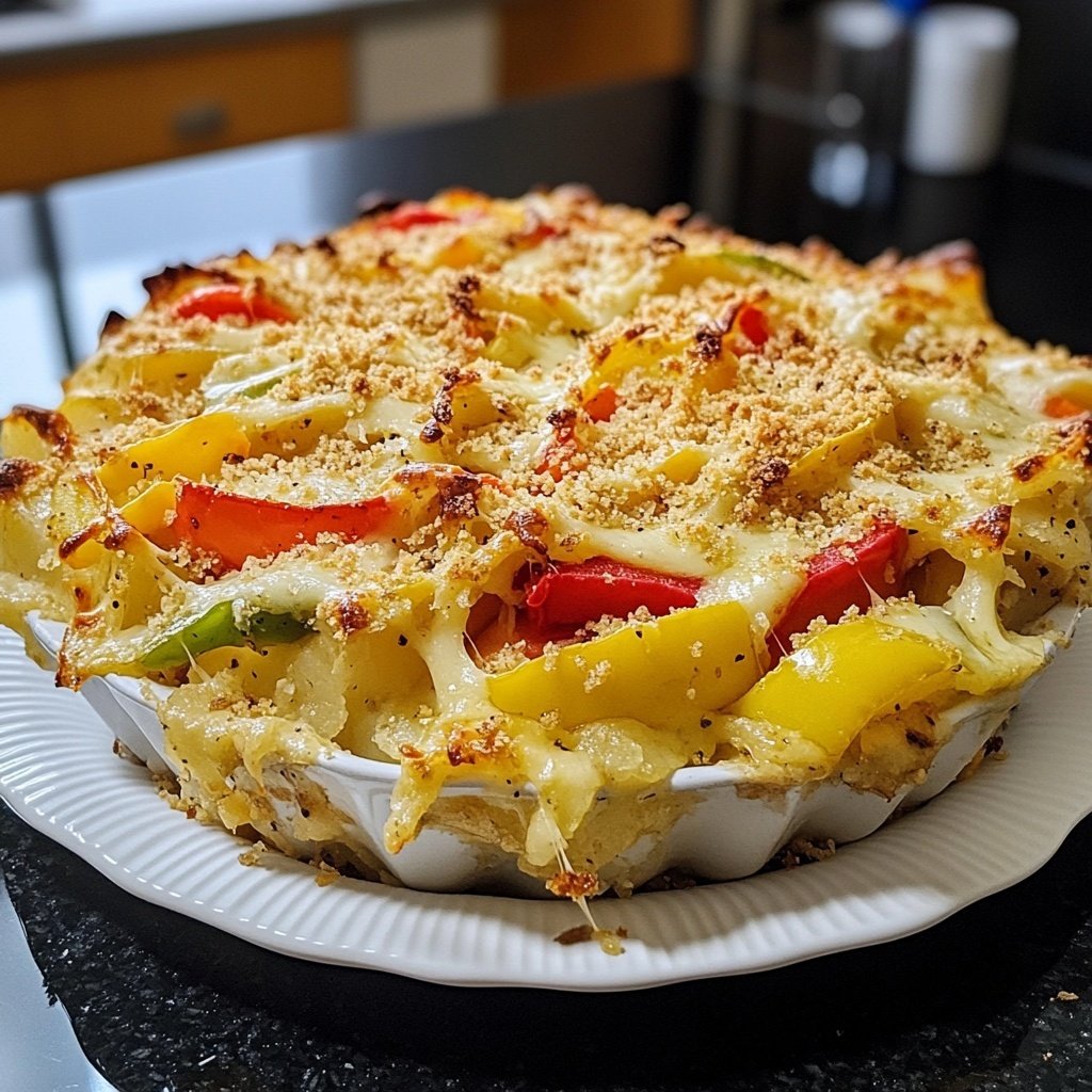 Kartoffelauflauf mit Gemüse