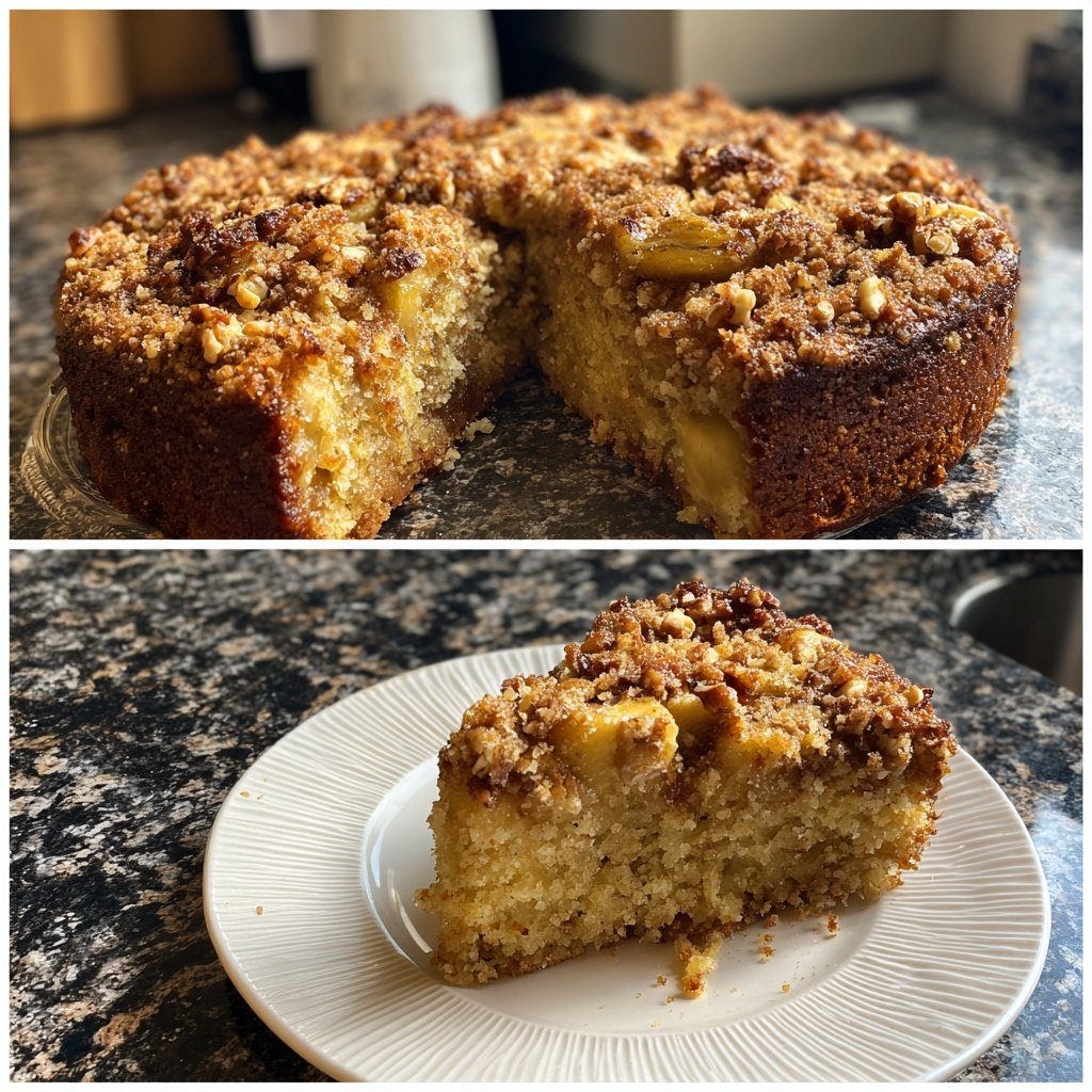 Bananenkuchen mit Nussstreuseln